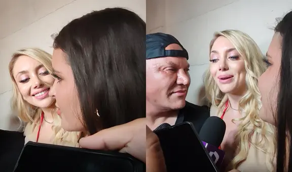 Joven modelo argentina se quiebra en pleno evento al ser oficializada por Mauricio Diez Canseco: "Estoy emocionada"