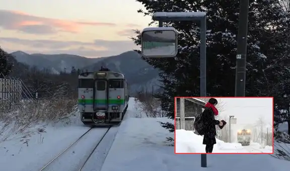 La estación de tren que permaneció abierta solo para trasladar a una estudiante y cerró cuando ella se graduó