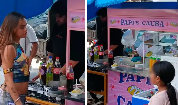 Vendedora ambulante en Gamarra sorprende al vender junto a DJ para llamar a sus clientes: “Mi Perú no me defrauda”