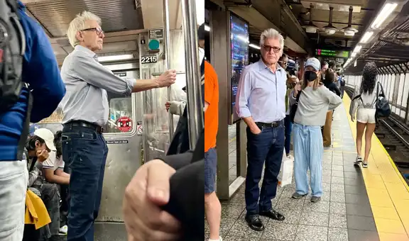 Del cine al metro de Nueva York: Harrison Ford y Calista Flockhart protagonizan escena romántica en transporte público