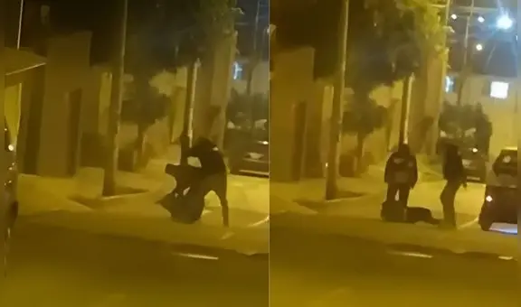 Hombre lanzó su celular a la casa de su vecina para evitar robo, pero delincuentes lo agarraron a golpes