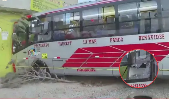 Extorsionadores matan a balazos a conductor de la empresa Acuarius en SMP mientras transportaba pasajeros