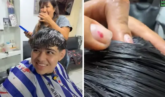 Streamer peruano transmite su corte de pelo en vivo, pero peluquera le encuentra un piojo: “Sáquelo, señora”