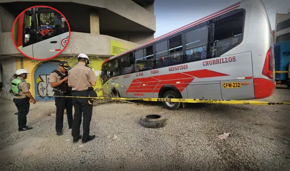 Extorsionadores matan a balazos a conductor de la empresa Aquarius en SMP mientras transportaba pasajeros