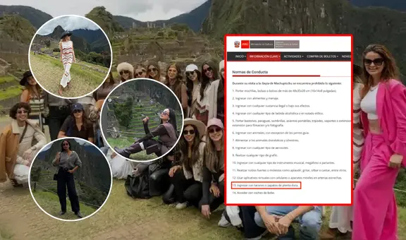 Ale Venturo, Valery Revello y Talía Echecopar podrían ser sancionadas por visitar Machu Picchu en tacos, según alcalde: "Es un tema judicial y hasta penal"