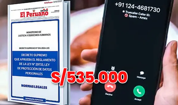 Llamadas ‘spam': nuevas multas de hasta 100 UIT para empresas infractoras