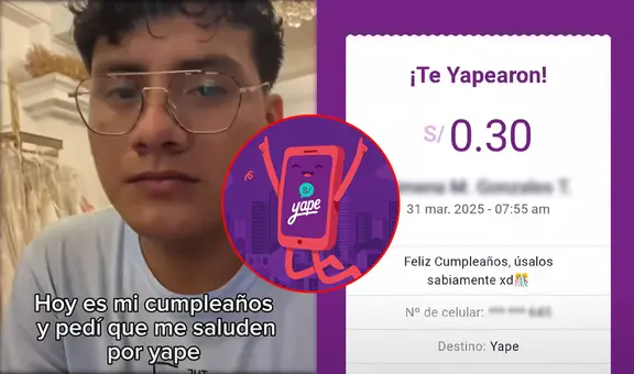 ¡Nueva moda! Peruano pidió solo transferencias de Yape por su cumpleaños y el resultado es viral
