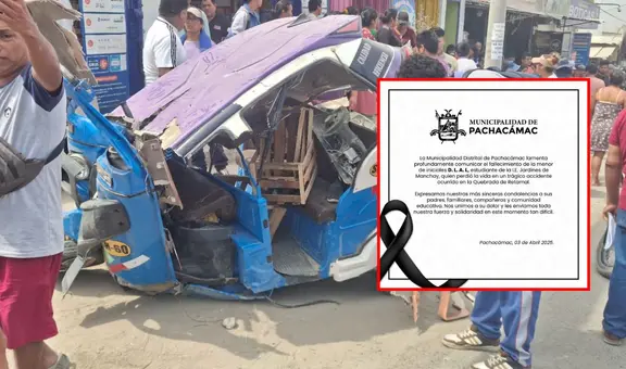 Tragedia en Manchay: escolar y conductora fallecen y 4 menores quedan heridos en accidente de mototaxi