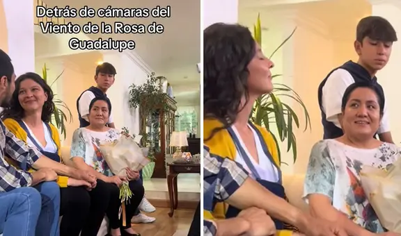 Filtran cómo se graba la escena del aire de 'La rosa de Guadalupe': "Se aguantan la risa"