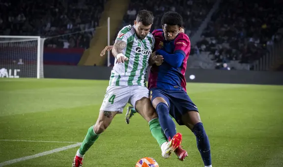 Barcelona no pudo escaparse en la cima: empató 1-1 ante Real Betis por la fecha 30 de LaLiga 2024-2025