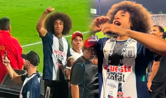 Tiktoker 'Noel Goes Crazy' asistió al clásico con la camiseta de Alianza Lima e hinchas reaccionaron: “Nuevo ídolo grone”