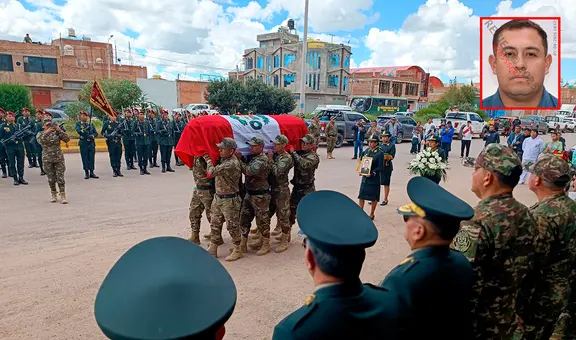 Dan último adiós a policía que fue asesinado en operativo contra el narcotráfico en Cusco