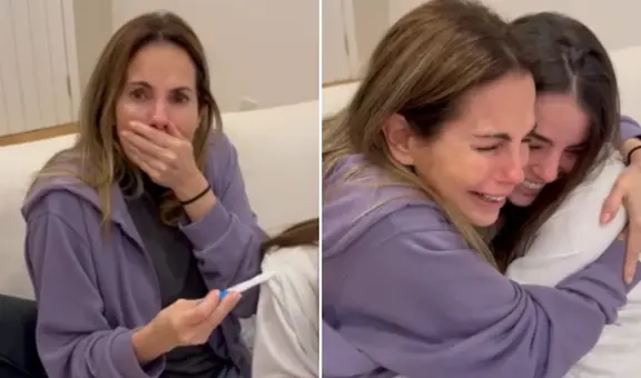Karina Calmet se quiebra al enterarse de que será abuela por primera vez: "Gracias por tanta felicidad"