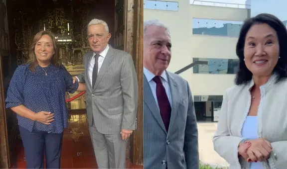 Dina Boluarte y Keiko Fujimori se reúnen con Álvaro Uribe, expresidente colombiano investigado por corrupción