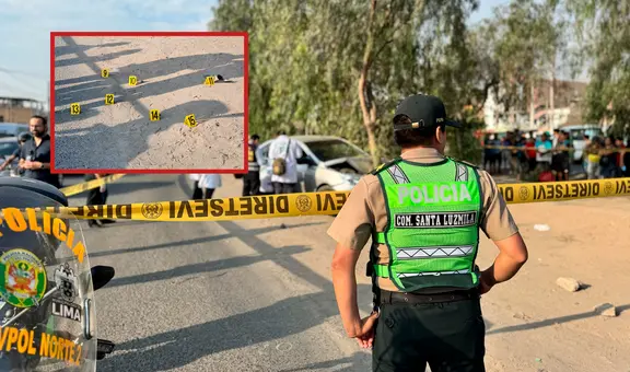 Asesinan de 15 balazos a pareja que salía de almorzar a bordo de su vehículo en Comas