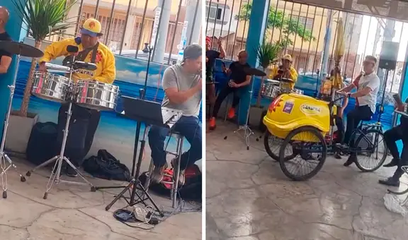 Heladero deja su carretilla de lado y se pone a tocar los timbales en una orquesta: “Puso la rumba cerca de ti”