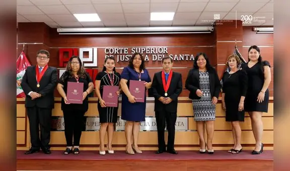 Entregan credenciales a lista ganadora de representantes santeños ante el SubCafae del PJ