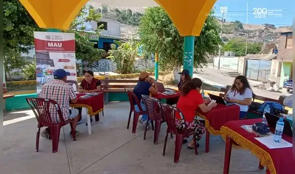 Pobladores de Vinzos fueron atendidos por Mesa de Partes itinerante justicia en tu comunidad