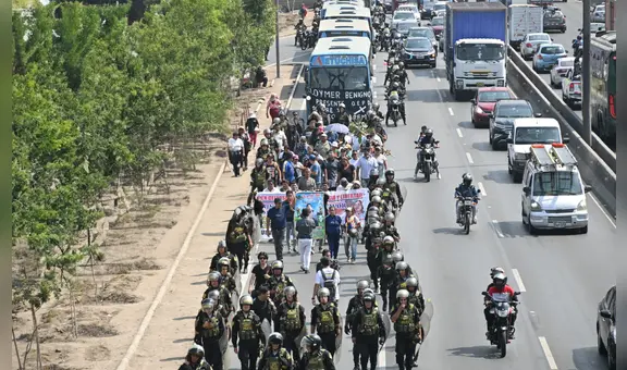 Paro de transportistas HOY 7 de abril EN VIVO: cientos de ciudadanos protestan en la Panamericana Norte