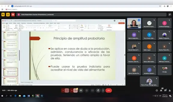 Piuranos conocieron más sobre el uso del Expediente Judicial Electrónico en el proceso de alimentos