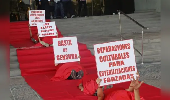 Protestan contra la 'ley anticine': "El arte y la memoria se defienden"