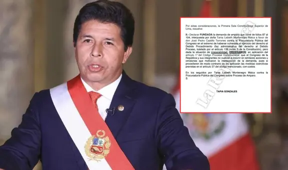 Pedro Castillo: juez del Poder Judicial asegura que expresidente fue vacado y acusado de manera irregular