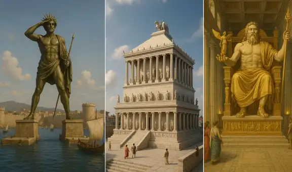 Así lucirían las 7 maravillas del mundo antiguo con la inteligencia artificial: la respuesta de ChatGPT te sorprenderá