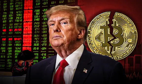Todo se está cayendo y culpan a Trump: bolsas, cripto y petróleo en rojo por una posible guerra comercial