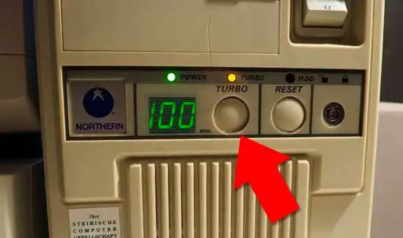 El peculiar botón 'Turbo' de las PC antiguas: ¿por qué ha desaparecido y qué propósito tenía?