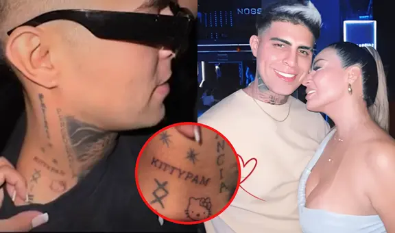 Paul Michael grita su amor por Pamela López al tatuarse peculiar apodo de pareja: "KittyPam"