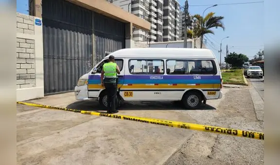 Acribillan a chofer de combi en la av. Venezuela cuando cubría la ruta Callao-Breña