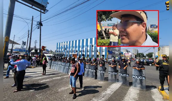 Transportistas se enfrentan a policías en Callao tras ataques a choferes en av. Venezuela: "Todos los días matan"