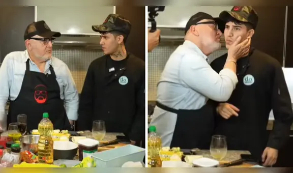 Beto Ortiz besa a streamer Cristorata en vivo y sorprende a usuarios: "Soy tímido"