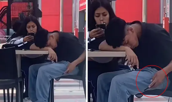 Joven peruano finge quedarse dormido en cita para chatear y usuarios reaccionan: “Esa no la sabia”