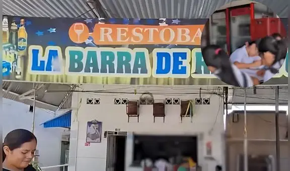 Escolares llevan clases dentro de restobar luego de que colegio se declare 'no habitable' en Iquitos