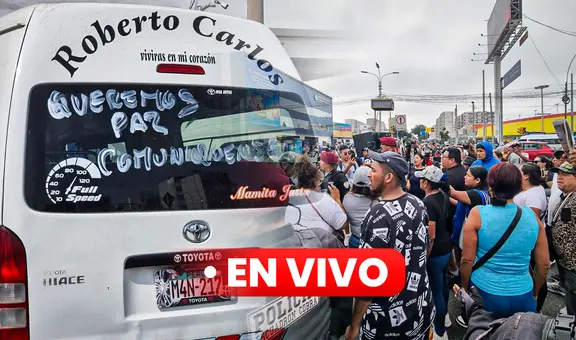 EN VIVO | Transportistas acatan paro en Lima y Callao: suspensión de rutas, bloqueos y más gremios se suman