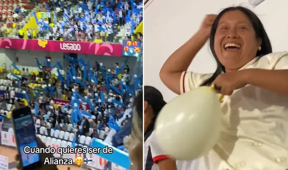 Captan a hincha de Universitario alentando a Alianza Lima en partido de vóley: “No somos enemigos”