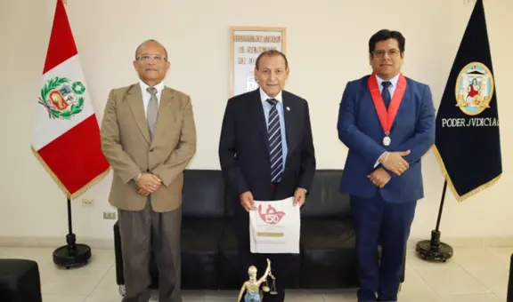 Presidente de la Asociación Nacional de Magistrados del Perú visitó Corte de Piura