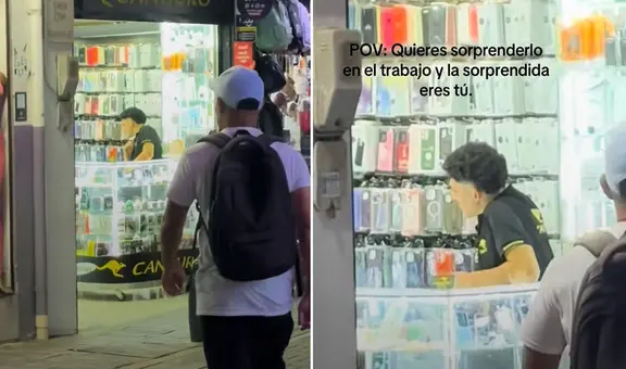 Novia visitó a su pareja en el trabajo y descubre situación inesperada: "Se te borró la sonrisa"