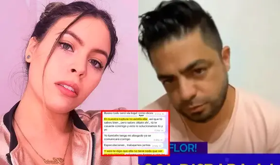 Esposa de Moisés Vega acusa al cantante de serle infiel con exvocalista de Corazón Serrano y expone chats: “No tiene valores”