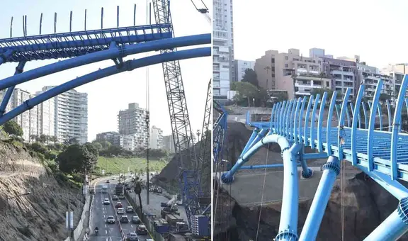 Puente turístico Miraflores–Barranco entra a su fase final: últimas plataformas serán colocadas a fin de mes