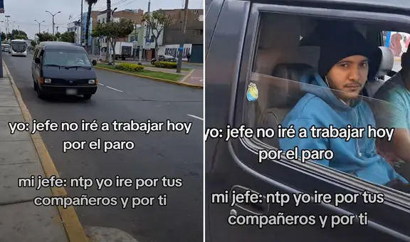 Jefe peruano recogió a sus trabajadores de sus casas en pleno paro de transportistas y en redes dicen: “El real 'tumbalafiesta'”