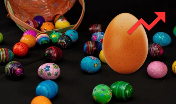 Precio de huevos en EEUU alcanza récord que supera los US$6 por docena antes de Pascua