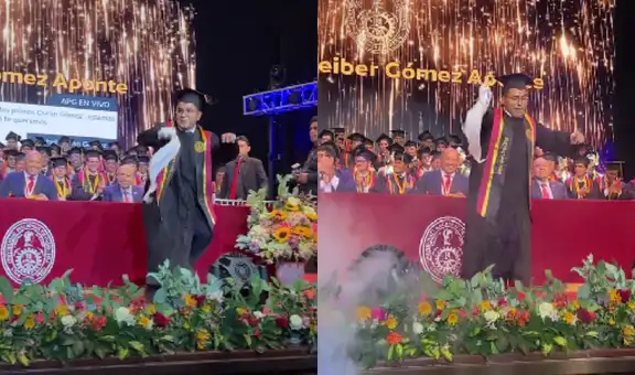 Ingeniero de la UNI festeja su graduación bailando huaylas y causa admiración: “El que se gradúa en la UNI, celebra como quiere”