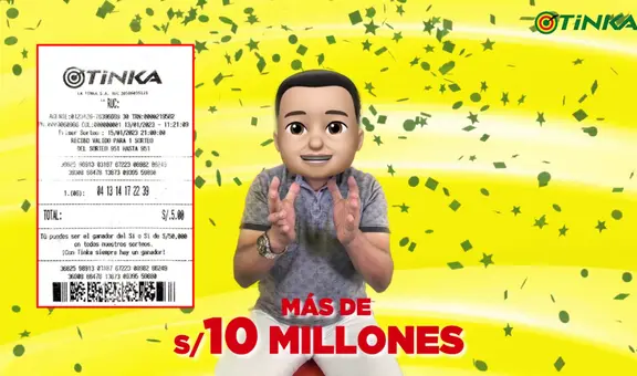 Vecino de Villa María del Triunfo ganó S/10 millones en La Tinka al dejar que la maquina elija el número 13: "Era considerado de mala suerte"