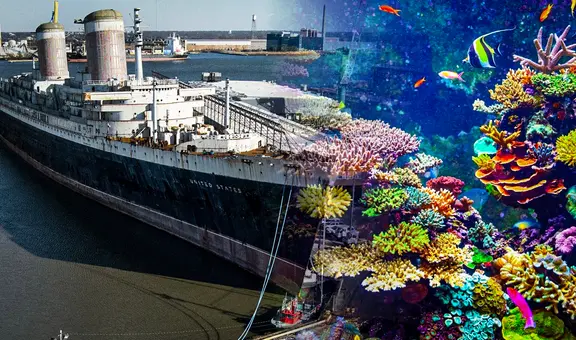 Florida se alista para hundir el trasatlántico más rápido del mundo y convertirlo en el arrecife más grande de la Tierra