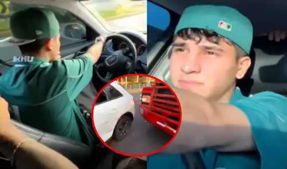 Cristorata vivió momentos de angustia tras sufrir accidente vehicular en plena transmisión en vivo