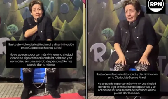 Indignación en Argentina: anciana peruana sufre ataque xenófobo mientras era intervenida por vender medias en la calle