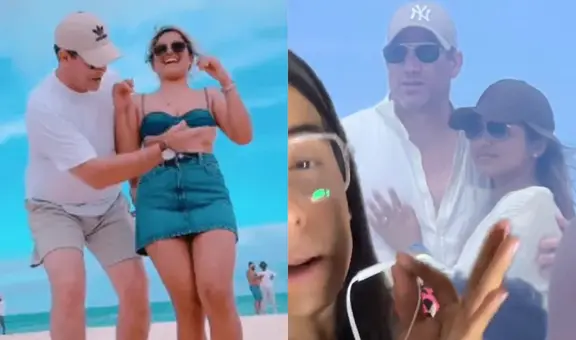 Paco Bazán y Susana Alvarado se lucen tomados de la mano en su romántico paseo por República Dominicana