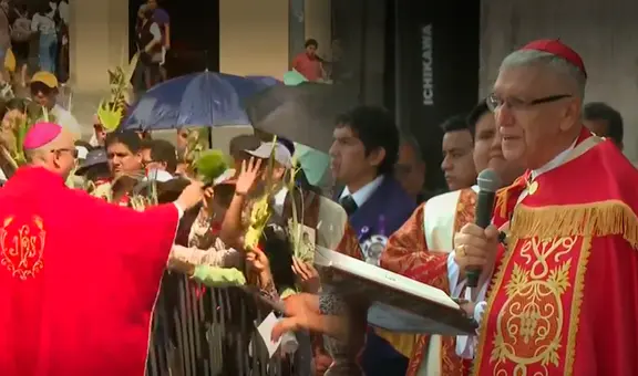 Arzobispo de Lima: "Empezamos Semana Santa en medio de la violencia de mafias por leyes que las protegen”